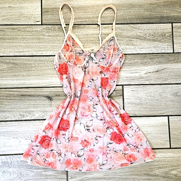 SHEIN Other - Beautiful Sheer Nightgown Floral Cottage core